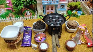 Oreo Dairy Milk Chocolate Cake  Miniature Cake Without Oven  Cake Recipe At Home  Mini Food Park [upl. by Nohsad969]