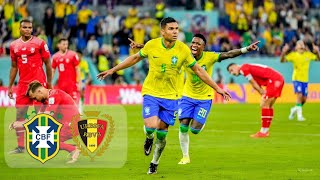 Brazil vs Belgium  World Cup 2018  Highlights HD [upl. by Kenlay350]