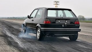 Brutal DSG Golf Mk2 1233HP World Record Video Best Of 2018 [upl. by Kisor792]