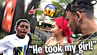 THIS KID TOOK MY GIRLFRIEND AT SIX FLAGS SAD [upl. by Haimes147]