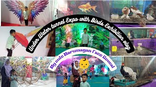 Under Water tunnel Expo with Birds Exhibition vlog My cute Marumagan face Reveal [upl. by Guilbert]