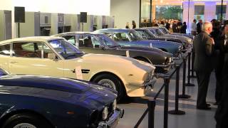 Aston Martin Works Grand Opening Newport Pagnell  features 3 One77 s [upl. by Llenel42]