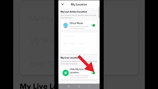 Snapchat पे Live Location कैसे बंद करें  How To Turn Off Snapchat Location  sorts viral video [upl. by Nnyroc]