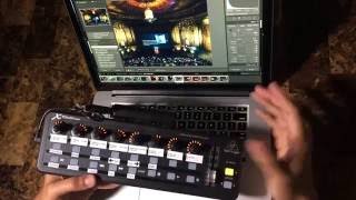 Behringer XTouch Mini  MIDI2LR Encoder Knob Demo [upl. by Blockus]