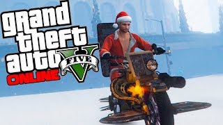 SANTA EL MOTERO DEL INFIERNO  GTA V ONLINE  MrLokazo86 [upl. by Lehte]