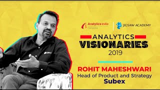 Analytics Visionaries In India Rohit Maheshwari Subex [upl. by Golliner156]