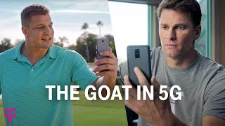 Tom Brady amp Rob Gronkowski  Big Game Ad  TheGOATin5G  TMobile [upl. by Ecylahs]