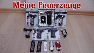 Meine Gasbrenner amp Feuerzeuge  Vorstellung  Test 1080p Full HD [upl. by Conall]