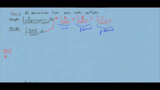 Integrales funciones racionales 3 raices multiples reales [upl. by Smitt376]