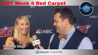 AGT Semifinals Red Carpet with Julianne Hough [upl. by Carilla]