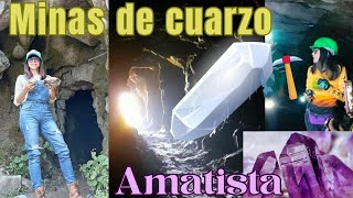 Explorando las MINAS DE CUARZO AMATISTA en Tlacolulan y Tatatila VERACRUZ [upl. by Rudyard318]