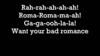 Bad Romance Lyrics Lady gaga [upl. by Goulette]