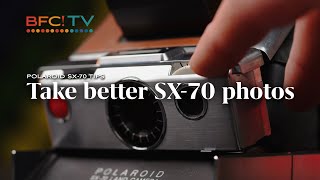 How to take better photos on the Polaroid SX70  Lighting tips exposure controls amp accessories [upl. by Nahtanhoj233]