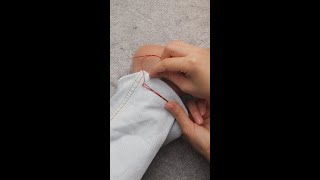 Thats how you can fix very long jeans problem 👖 [upl. by Haimarej]