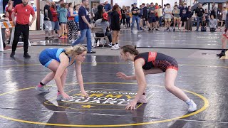 Ava Lee Williams of Scotsman WC R v Riley Jackson of Primus Wrestling B 127 [upl. by Osyth250]