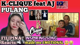 KCLIQUE FEAT AJ  PULANG OFFICIAL MUSIC VIDEO  FILIPINA Reacts [upl. by Helbonna]