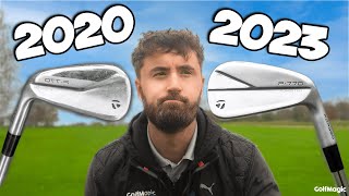 HUGE Difference NEW 2023 TaylorMade P770 vs 2020 TaylorMade P770 Irons [upl. by Pinzler254]