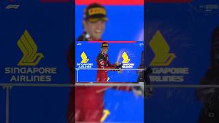 F1 Singapore Podium Celebration 2023 🏆 [upl. by Vevina]