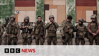 Ukraine lowers combat callup age to boost numbers  BBC News [upl. by Adyaj92]