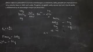 Oblicz stężenie procentowe anionów chlorkowych w roztworze który powstał po rozpuszczeniu 12 g [upl. by Florette503]
