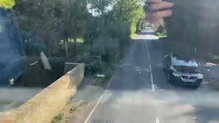 Bus journey on the Essex Suffolk border south east England [upl. by Airtemak]