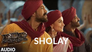 Sholay Audio Track  Hindi RRR – NTR Ram Charan Alia Bhatt Ajay Devgn  M M Kreem SS Rajamouli [upl. by Peer678]