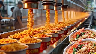 Inside the Instant Noodles Factory  Noodles Factory Process [upl. by Akeimat]