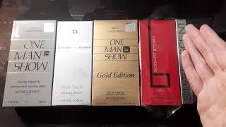 Jacques Bogart One man show gold edition Bogart Pour Homme Bogart Story Red i Silver Scent Deep [upl. by Asined767]