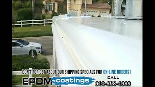 RV Roof Magic Fix roof Leaks once with the only Liquid Butyl Rubber in the world [upl. by Aicetel]