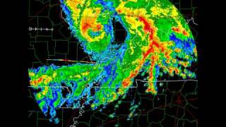 Illinois Hurricane radar loop 8 May 2009 [upl. by Yrahcaz]