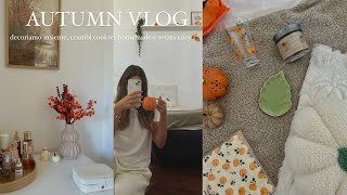 AUTUMN VLOG decoriamo insieme crumbl cookies homemade e serata cozy 🍂 [upl. by Foy]