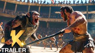 GLADIATOR 2 Extended Trailer 4K ULTRA HD 2024 [upl. by Nasya]