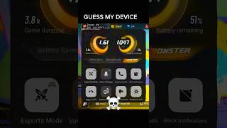 GUESS MY DEVICE 💀 remix funk freefire shyamff [upl. by Enaitsirk98]