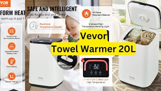 Get Cozy This Winter With The Vevor Towel Warmer Unboxing and Review  Stay Warm In Style [upl. by Redwine170]