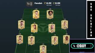 EAFC 25  League and Nation Hybrid  Fiendish  FC25 SBC Solution [upl. by Grossman299]