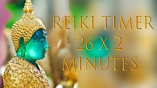 Reiki Healing Music Zen Music 2 Minute Timer Yin Yoga Music Spiritual Music [upl. by Bartley217]