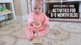 MONTESSORI AT HOME Activities for Babies 69 Months [upl. by Arundell503]