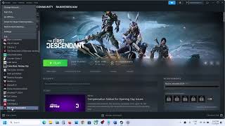 Fix The First Descendant DISK WRITE ERROR On Steam [upl. by Anirdnaxela]