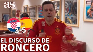 EURO 2020  CROACIA 3  ESPAÑA 5  RONCERO se rinde a MORATA y LUIS ENRIQUE tras la gesta  AS [upl. by Neroc714]