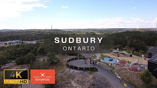 SUDBURY  ONTARIO  CANADA IN HD DRONE [upl. by Fiden775]