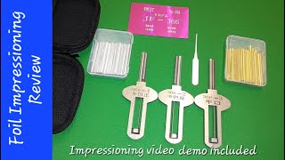 345 New Foil Impressioning Tool Review [upl. by Elimac]