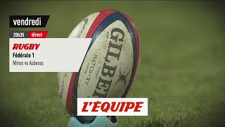 Nîmes vs Aubenas bandeannonce  RUGBY  FÉDÉRALE 1 [upl. by Lorette521]