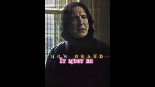 Severs snape edit 🖤💚🐍 l harrypotter edit viralshort 4k hogwarts [upl. by Asilak]