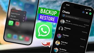 WhatsApp Chat BackupampRestore 2024 in iPhone  How to Transfer WhatsApp from Android to iPhone 16 [upl. by Buna]