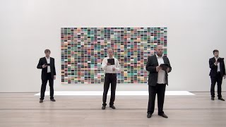 Vox Clamantis Hommage to Arvo Pärt in the Gerhard Richter Exhibition [upl. by Wilow]