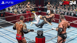 WWE 2K24  The Bloodline vs The Authority  Tag Team Elimination Match  PS5™ 4K60 [upl. by Ecenahs934]