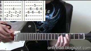 Bruce Springsteen Im On Fire Guitar Lesson Chords amp Tab Tutorial [upl. by Marilla]