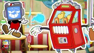 CUPHEAD  BEATING THE CIRCUS LEVEL Funfair Fever Run amp Gun  2nd Ghost Stage [upl. by Aruol]