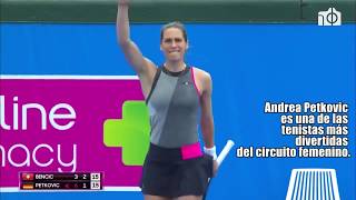 El pegajoso baile de Andrea Petkovic  Video viral [upl. by Kisor]