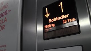 Schindler Hydraulic elevators  IKEA Uppsala Uppsala Sweden [upl. by Andrej566]